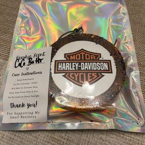 Harley-Davidson Orange and Black Freshener